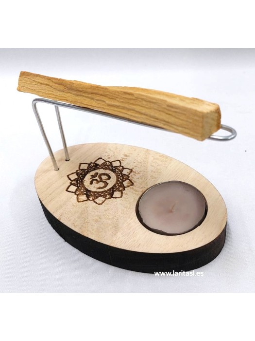 Quemador madera palo santo Om